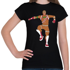 PRINTFASHION Kalácsember Skin - Női póló - Fekete