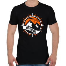 PRINTFASHION Kaland - Férfi póló - Fekete férfi póló