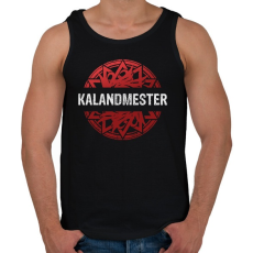 PRINTFASHION Kalandmester - Goth kör (Vörös) - Férfi atléta - Fekete