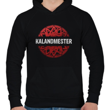 PRINTFASHION Kalandmester - Goth kör (Vörös) - Férfi kapucnis pulóver - Fekete férfi pulóver, kardigán