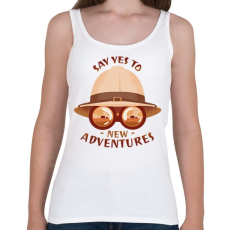 PRINTFASHION Kalandor - Női atléta - Fehér