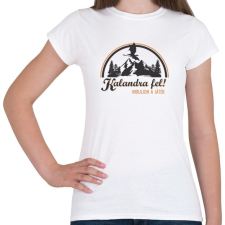 PRINTFASHION Kalandra fel! (Világos póló) - Női póló - Fehér női póló