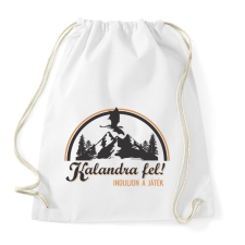 PRINTFASHION Kalandra fel! (Világos póló) - Sportzsák, Tornazsák - Fehér tornazsák