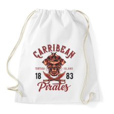 PRINTFASHION Kalóz 04 - Sportzsák, Tornazsák - Fehér tornazsák