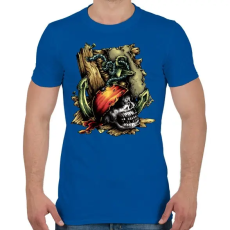 PRINTFASHION Kalóz - Férfi póló - Királykék