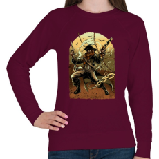 PRINTFASHION Kalóz - Női pulóver - Bordó