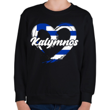 PRINTFASHION Kalymnos - Gyerek pulóver - Fekete gyerek pulóver, kardigán