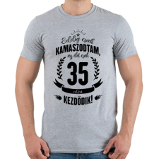 PRINTFASHION kamasz-35-black - Férfi póló - Sport szürke férfi póló