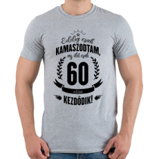 PRINTFASHION kamasz-60-black - Férfi póló - Sport szürke