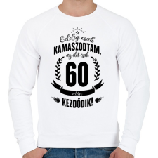 PRINTFASHION kamasz-60-black - Férfi pulóver - Fehér férfi pulóver, kardigán