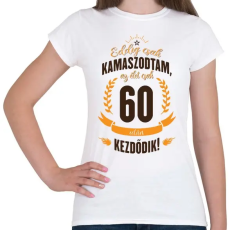 PRINTFASHION kamasz-60-brown-orange - Női póló - Fehér