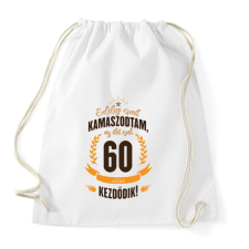 PRINTFASHION kamasz-60-brown-orange - Sportzsák, Tornazsák - Fehér tornazsák