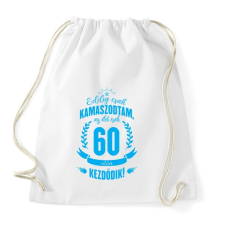 PRINTFASHION kamasz-60-cyan - Sportzsák, Tornazsák - Fehér tornazsák
