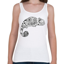 PRINTFASHION Kamé Leon - Női atléta - Fehér női trikó