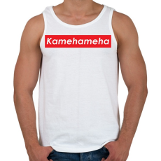 PRINTFASHION Kamehameha - Férfi atléta - Fehér