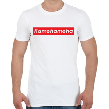 PRINTFASHION Kamehameha - Férfi póló - Fehér férfi póló