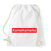 PRINTFASHION Kamehameha - Sportzsák, Tornazsák - Fehér