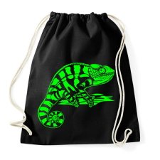 PRINTFASHION kaméleon  - Sportzsák, Tornazsák - Fekete tornazsák