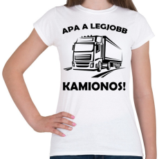 PRINTFASHION Kamion  - Női póló - Fehér