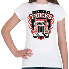 PRINTFASHION Kamion - Női póló - Fehér