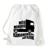 PRINTFASHION Kamionokkal játszok - Sportzsák, Tornazsák - Fehér