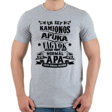 PRINTFASHION Kamionos Apuka - Férfi póló - Sport szürke férfi póló