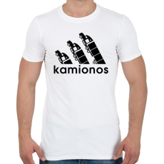 PRINTFASHION Kamionos - Férfi póló - Fehér