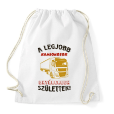 PRINTFASHION Kamionos szülinapja október - Sportzsák, Tornazsák - Fehér tornazsák