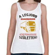 PRINTFASHION Kamionos szülinapja szeptember - Női atléta - Fehér