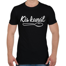 PRINTFASHION Kanál páros - kis kanál 2 - Férfi póló - Fekete férfi póló