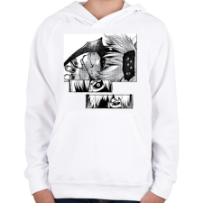 PRINTFASHION Kaneki minta (Tokyo Ghoul) - Gyerek kapucnis pulóver - Fehér gyerek pulóver, kardigán