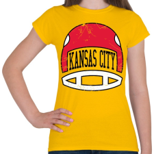 PRINTFASHION Kansas city - Női póló - Sárga női póló