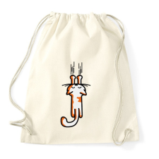 PRINTFASHION Kapaszkodom!  - Sportzsák, Tornazsák - Natúr tornazsák