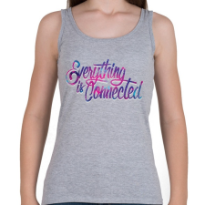 PRINTFASHION Kapcsolatban - Női atléta - Sport szürke női trikó