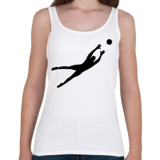 PRINTFASHION Kapus 2 - Női atléta - Fehér női trikó