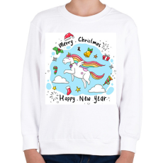 PRINTFASHION Karácsony - Gyerek pulóver - Fehér