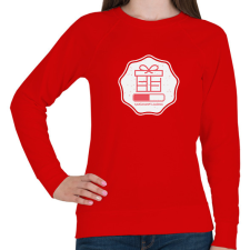 PRINTFASHION KARÁCSONY LOADING - Női pulóver - Piros női pulóver, kardigán