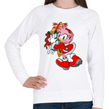 PRINTFASHION Karácsony - Női pulóver - Fehér női pulóver, kardigán