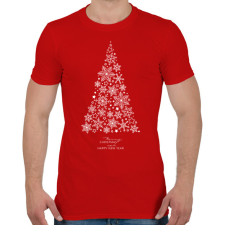 PRINTFASHION Karácsony ünnepe - Férfi póló - Piros férfi póló