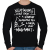 PRINTFASHION Karácsonyfa dísz - Férfi pulóver - Fekete