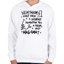 PRINTFASHION Karácsonyfa dísz - Gyerek kapucnis pulóver - Fehér gyerek pulóver, kardigán