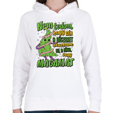 PRINTFASHION Karácsonyfa dísz - Női kapucnis pulóver - Fehér
