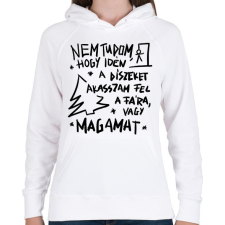 PRINTFASHION Karácsonyfa dísz - Női kapucnis pulóver - Fehér női pulóver, kardigán