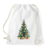 PRINTFASHION Karácsonyfánk - Sportzsák, Tornazsák - Fehér