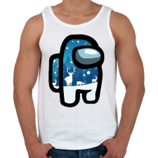 PRINTFASHION Karácsonyi Among Us - Férfi atléta - Fehér atléta, trikó