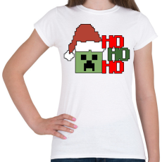 PRINTFASHION Karácsonyi creeper - Női póló - Fehér