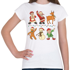 PRINTFASHION Karácsonyi csapat - Női póló - Fehér női póló