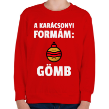 PRINTFASHION KARÁCSONYI FORMÁM - Gyerek pulóver - Piros gyerek pulóver, kardigán