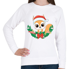 PRINTFASHION Karácsonyi hangulat - Női pulóver - Fehér