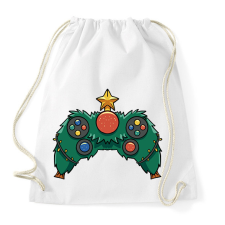 PRINTFASHION Karácsonyi kontroller - Sportzsák, Tornazsák - Fehér tornazsák